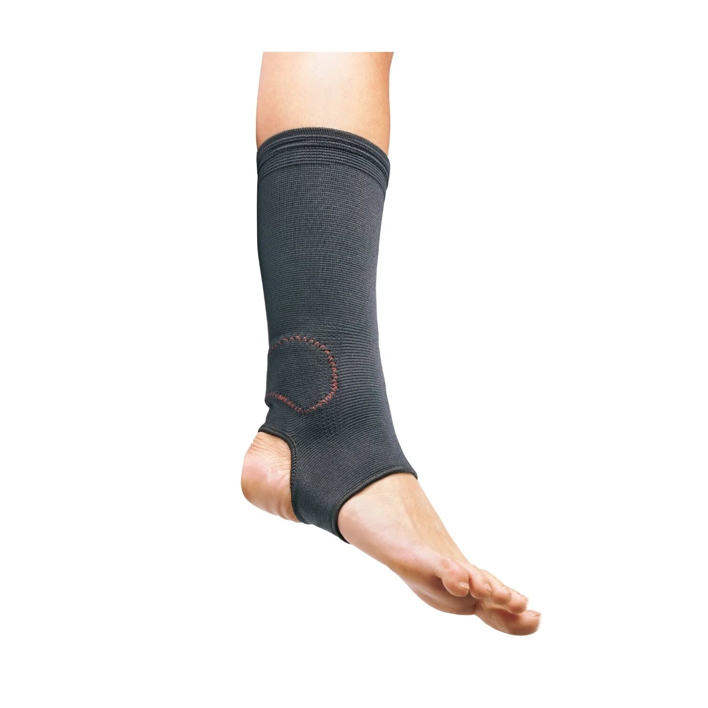 (2 Pack) Brand Compression Ankle Support, L/XL, Black, 1 Support