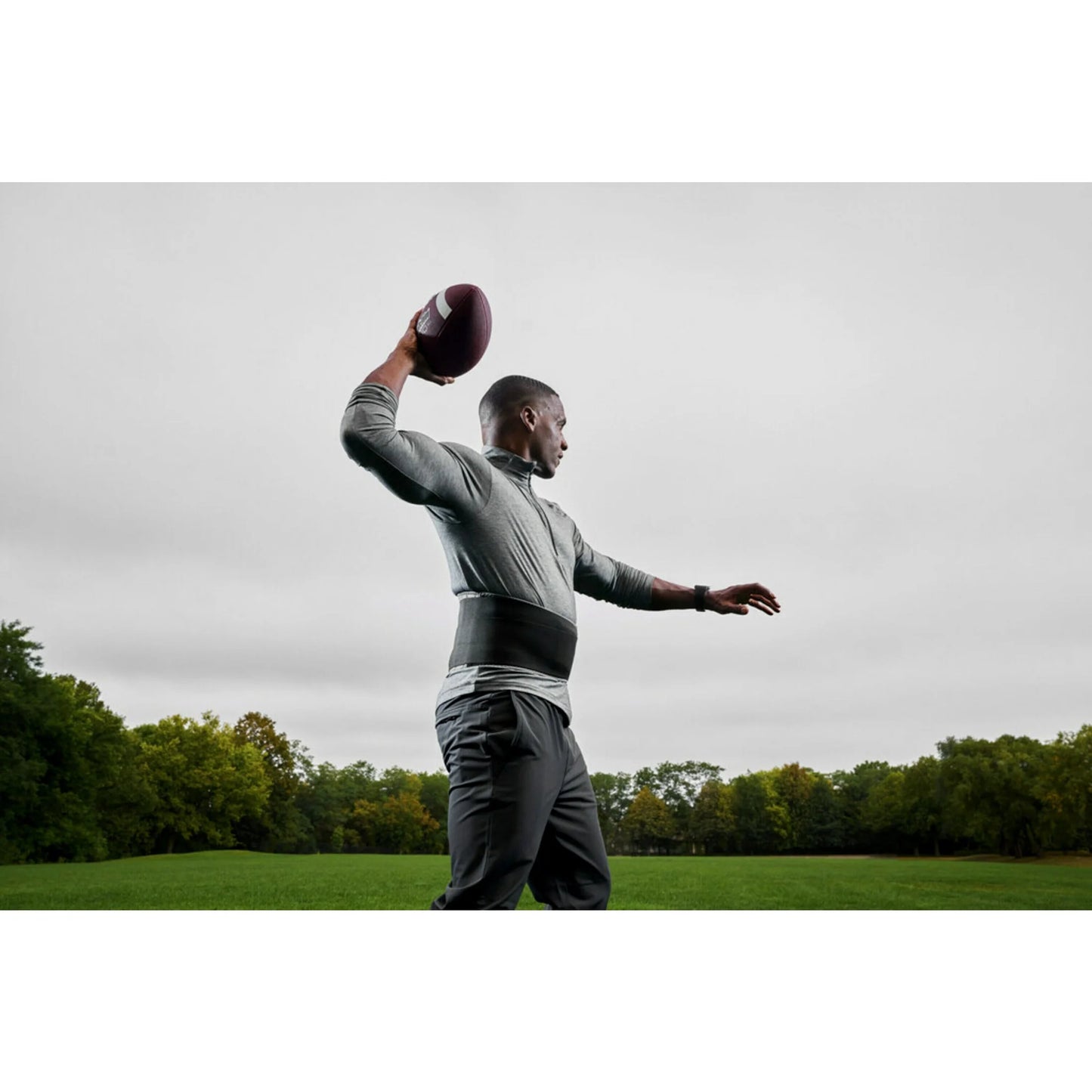 ACE Sport Deluxe Back Stabilizer, Adjustable Brace, Black, 1 Brace