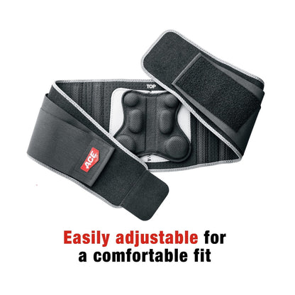 ACE Sport Deluxe Back Stabilizer, Adjustable Brace, Black, 1 Brace