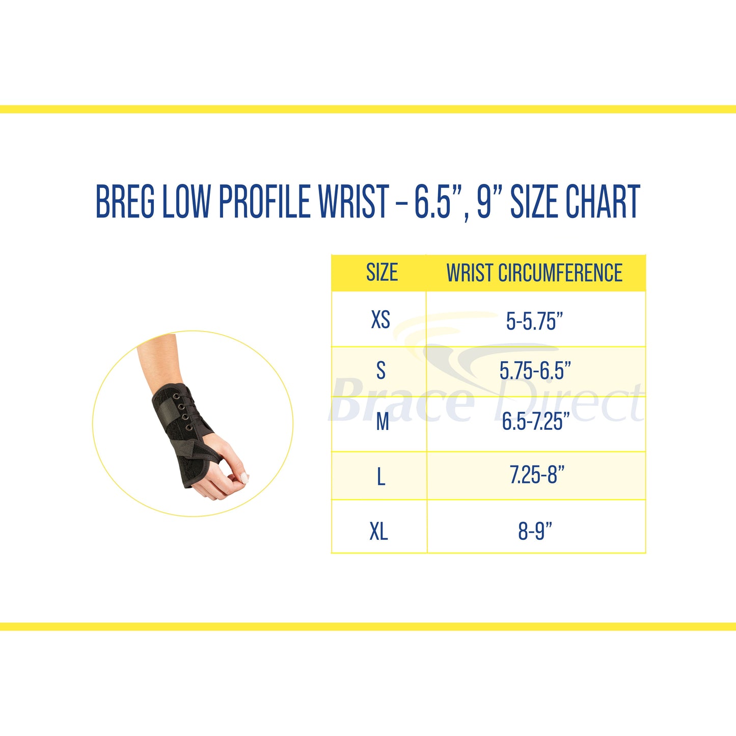 Low Profile Wrist Support Brace