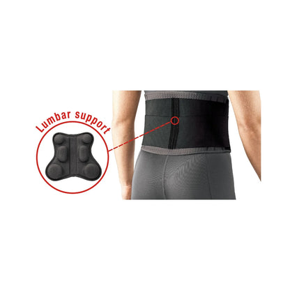 ACE Sport Deluxe Back Stabilizer, Adjustable Brace, Black, 1 Brace