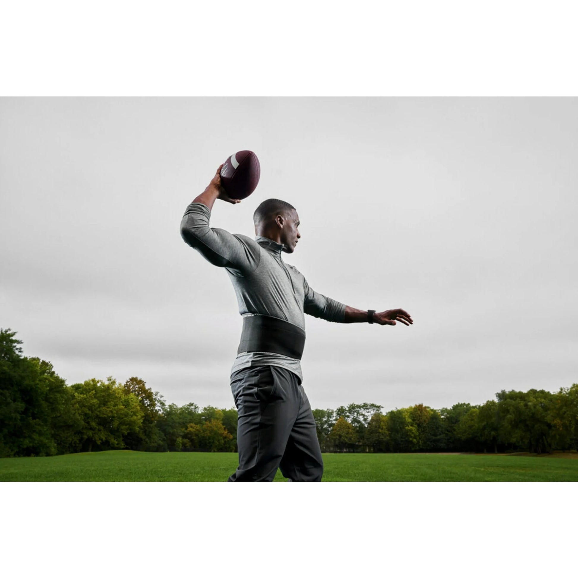 ACE Sport Deluxe Back Stabilizer, Adjustable Brace, Black, 1 Brace